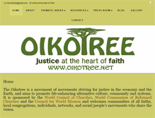 Tablet Screenshot of oikotree.net